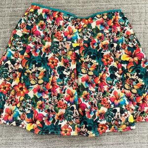 Colorful Floral Disney Skort